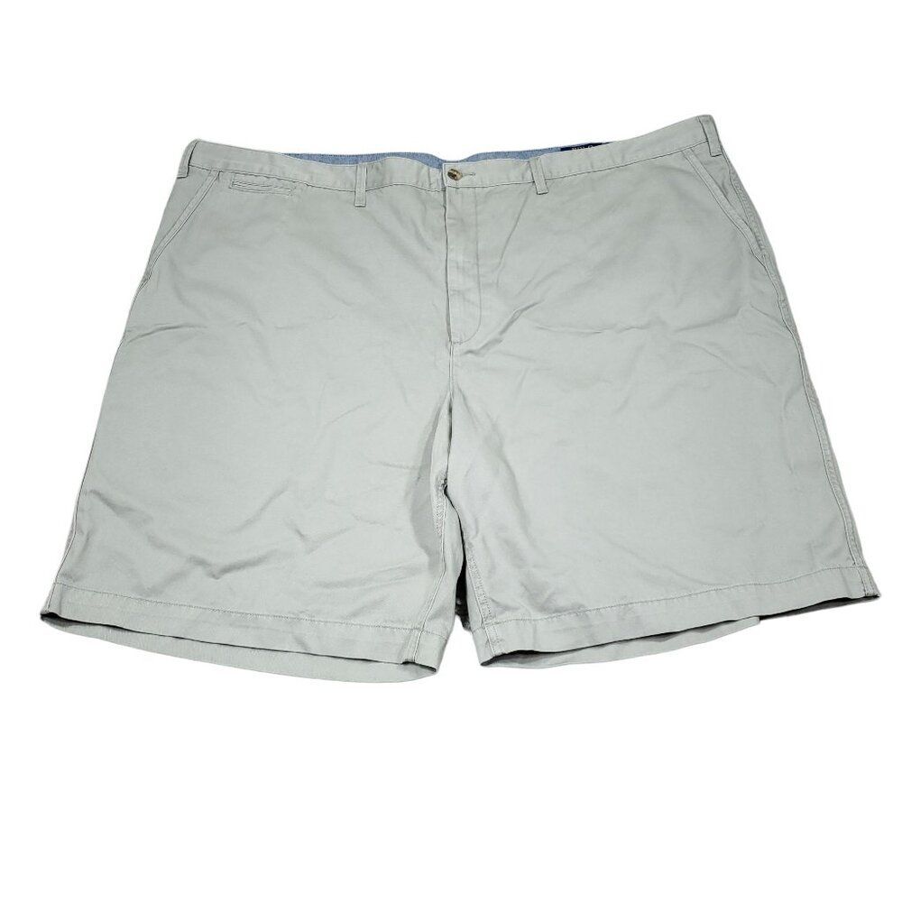 Polo Ralph Lauren Classic Fit Gray Chino Shorts Size 52B Cotton Big